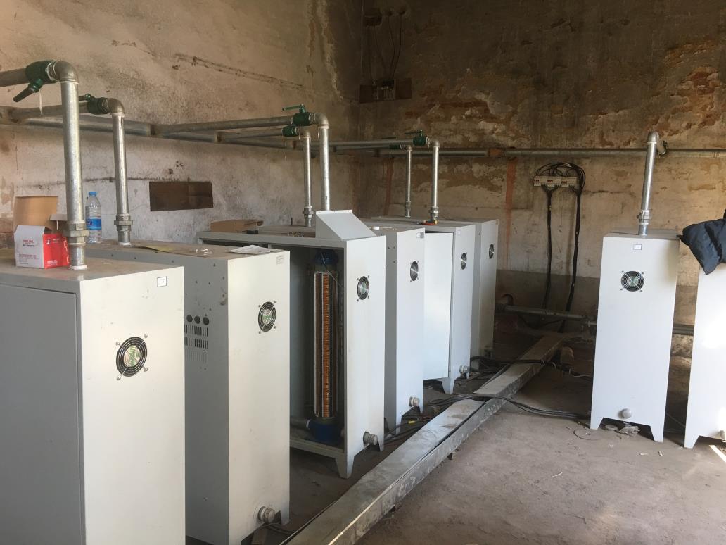 大型集中供暖電磁取暖機組