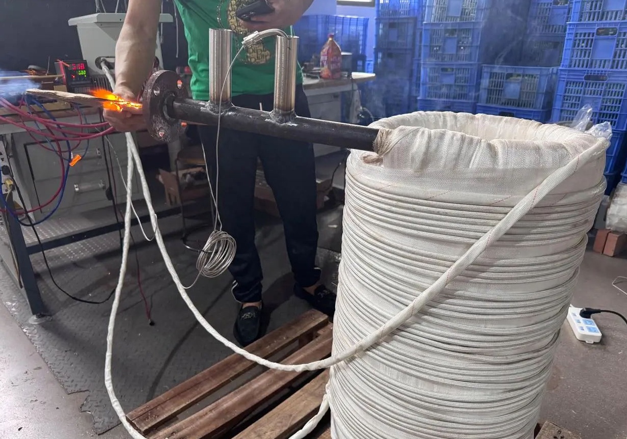 廢氣處理電磁感應加熱線圈